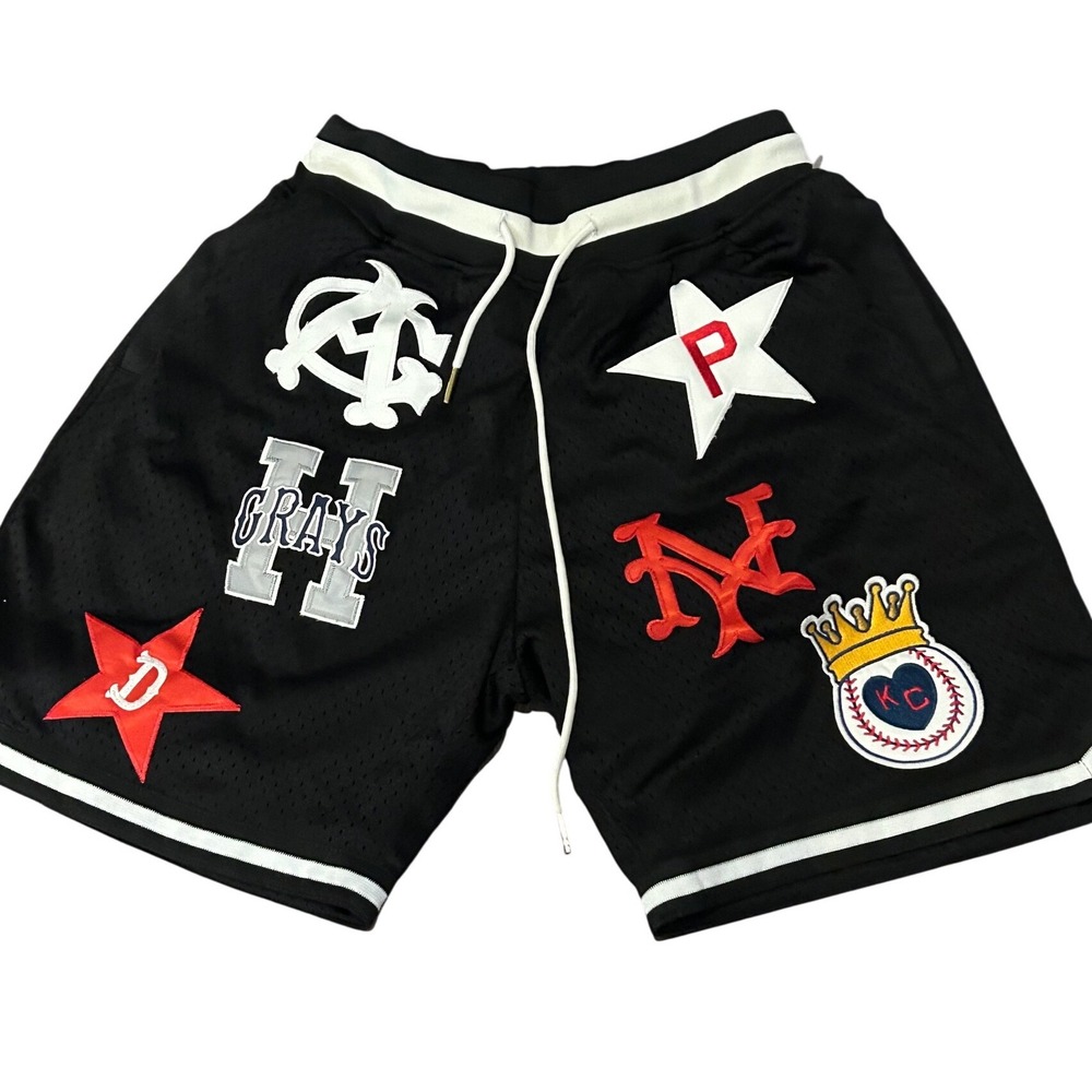 Kings Crowns NLBM Negro Leagues Baseball Museum Mesh Shorts Black Small